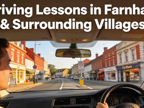 From Farnham's historic streets to surrounding Surrey villages — your complete 2026 guide to driving lessons, DVSA changes, costs and first-time pass tips.